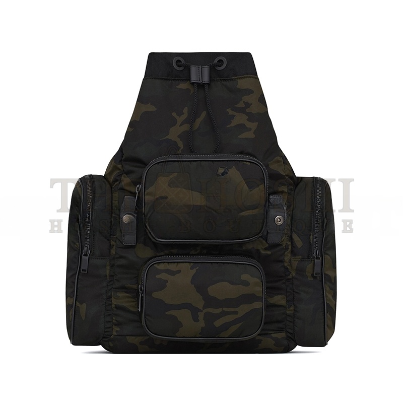 Y51 CITY MULTI-POCKET BACKPACK IN SMOOTH LEATHER 215473399 (42*34*22cm) Master Quality